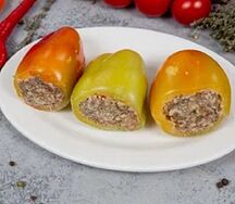 Перец фаршированный с говядиной и свининой (полуфабрикат)