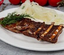 Шашлык из бараньих ребер