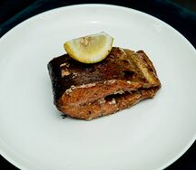 Форель карельская на углях