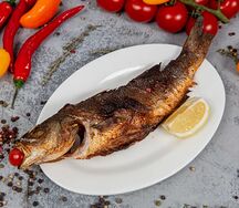 Шашлык из сибаса