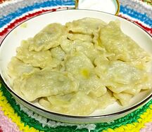 Вареники с творогом ручной лепки
