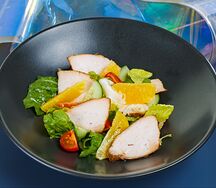 Салат с индейкой и апельсином