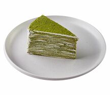 Блинный торт с матча