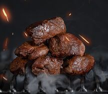 Шашлык из мраморной говядины