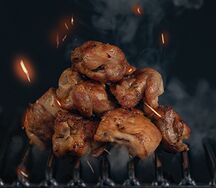 Шашлык из филе куриного бедра