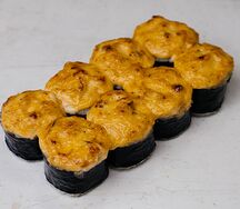 Запеченный ролл с креветкой