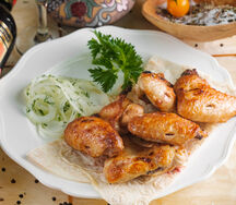 Шашлык из куриных крылышек