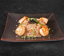 Wok Тяхан с креветкой