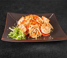 Wok Удон с креветкой