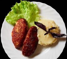 Куриные котлеты с сыром 