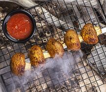 Шашлык из шампиньонов