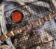 Шашлык из говяжьего сердца