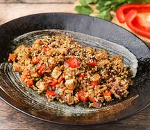 Теппаньяки с филе куриной грудки