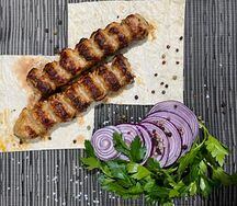 Люля-кебаб из говядины и свинины