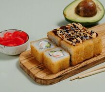 Горячий с крабом
