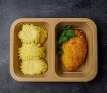 Котлета Киевская с картофельным пюре