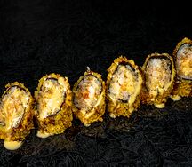 Жаренный малый с креветкой