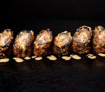 Жаренный малый с сыром