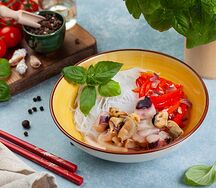 Фунчоза с морепродуктами (вок)
