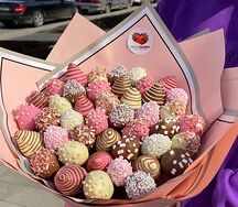 Букет из клубники в шоколаде №13