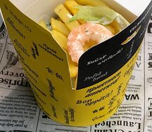 Вок с креветкой