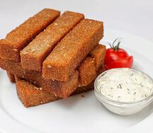 Гренки чесночные