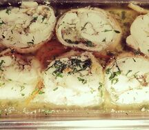 Рулет куриный с аджикой