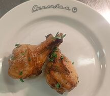 Голень куриная жареная