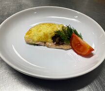 Филе курицы запечённое с грибами