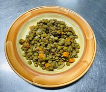Чечевица с овощами