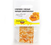 Блинчики с мясным фаршем замороженные