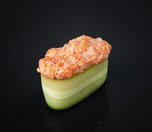 Фрэш гункан, лосось, тобико, спайси