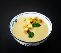 Детский крем-суп с курицей