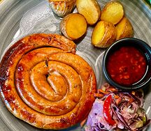 Колбаска из курицы и свинины 