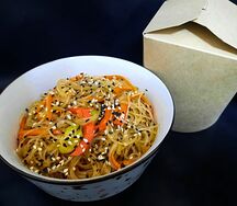 Фунчоза с овощами
