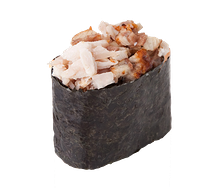 Гункан с угрём и курицей