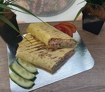 Шаурма куриная на углях 