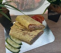 Шаурма с грибами и курицей