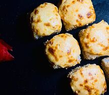 Запеченный с лососем