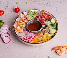 Поке с креветками