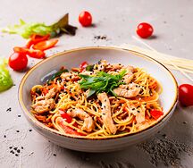 Пшеничная с овощами