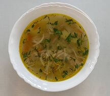 Щи с курицей