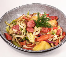 Теплый картофельный салат