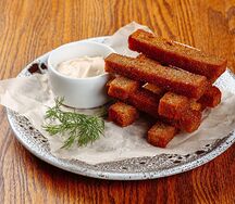 Ржаные гренки