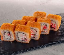 Жареная Калифорния с креветкой