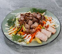 Шаурма в коробке со свининой