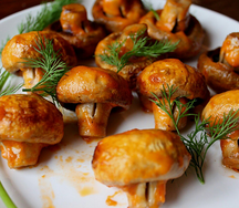 Шашлык из шампиньонов
