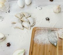 Вареники с картофелем и грибами