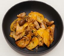 Жареха с грибами
