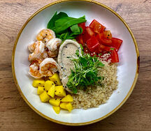 Боул с креветками